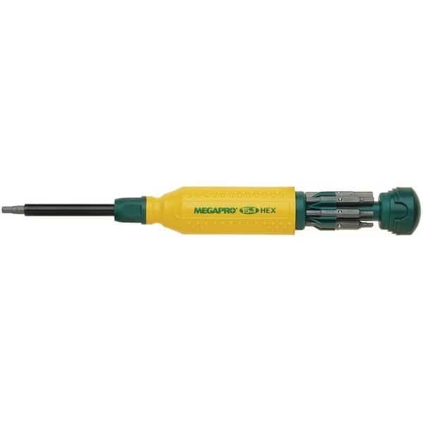Hex Bit 8 1/2 in, Drive Size: 1/4 in , Num. of pieces:8