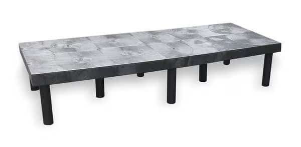 Dunnage Rack, 1500 lb., HDPE, 66 W x 24 D