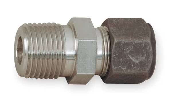 1/2" x 3/8" CPI x MNPT SS Male Connector