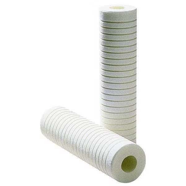 Quick Connect Filter, 8 gpm, 50 Micron, 2-1/2" O.D., 9 3/4 in H, 2 PK