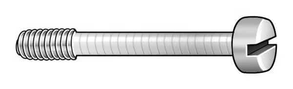 Captive Panel Screw, #4-40 Thrd Sz, 3/4 in Lg, 3/16 in Thrd Lg, Smooth, Passivated, EnjoyTool select, Mfr# 825SS