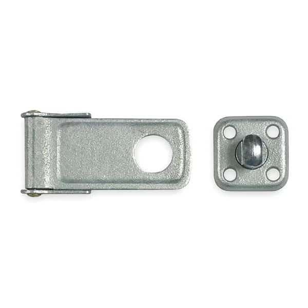 Latching Post Safety Hasp, Steel, 6 In. L