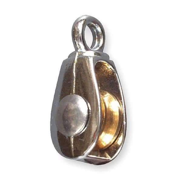 Fixed Eye Pully, Chrome