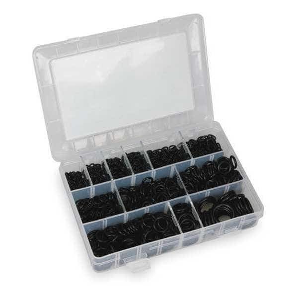 O-Ring Assortment,Buna N,1050 Pcs,12 Szs, Mfr#: 1RGZ5, EnjoyTool select
