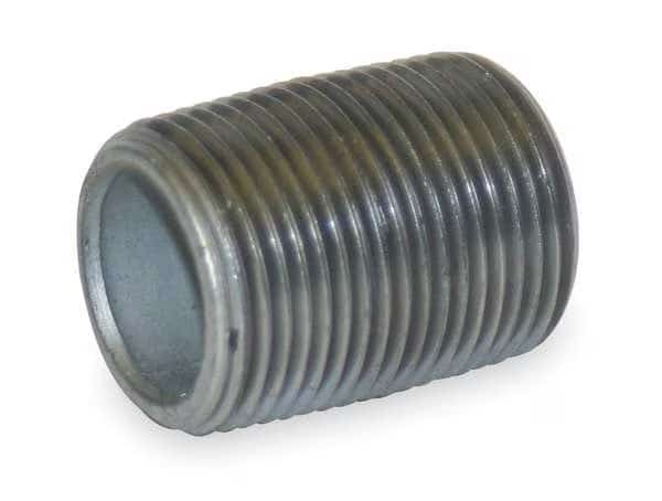 4" MNPT Close TBE Galvanized Steel Pipe Nipple Sch 40