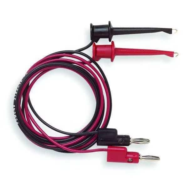 Mini Hook Test Leads,24 In. L,Black/Red , Mfr#: 3782-24-02