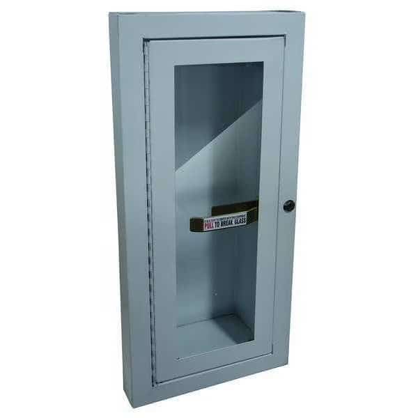 Fire Extinguisher Cabinet,5 lb,White, Mfr#: 1RK37, EnjoyTool select
