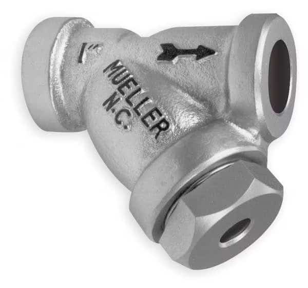 Y Strainer, 1-1/4" Pipe, Socket Weld, Cast Carbon Steel
