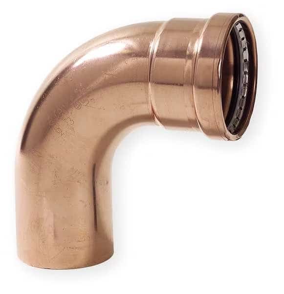 Viega ProPress XL 90 street elbow, 4" x 4"