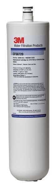 Quick Connect Filter, 1.5 gpm, 5 Micron, 3-3/4" O.D., 18 in H