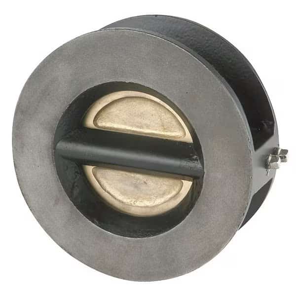 4" Wafer Flange Cast Iron Double Disc Check Valve