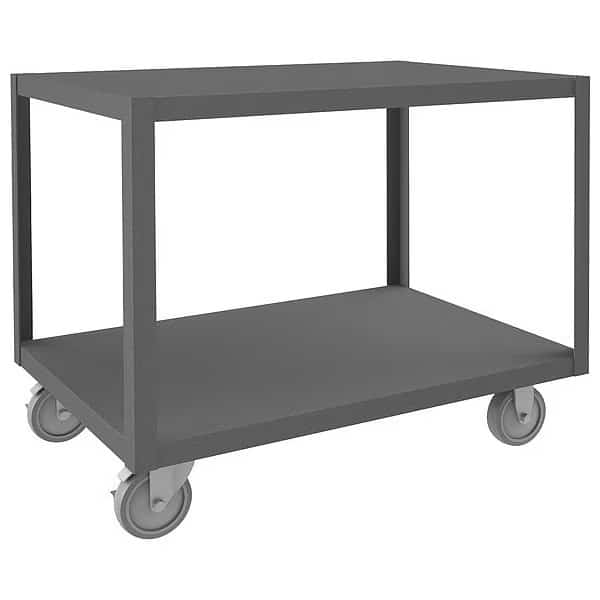 Mobile Table,2 Shelves, Mfr#: HMT-2436-2-95, DURHAM MFG