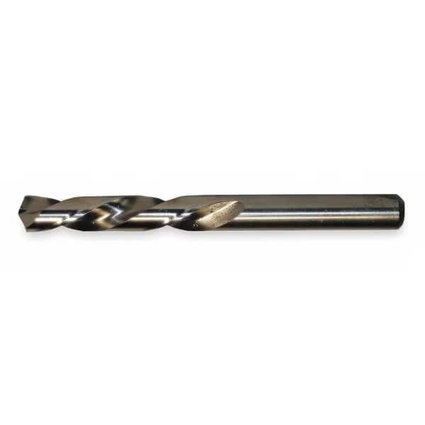 135 Degree Cobalt Left-Hand Mechanics Length Drill Cle-Line 1880 Straw HSS-CO LHS/LHC 3/16