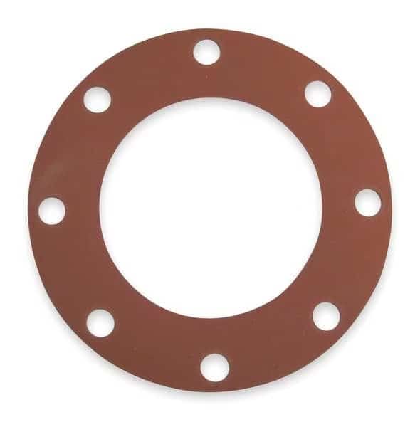Gasket, Full Face, 6 In, 1/8 In Thick, SBR