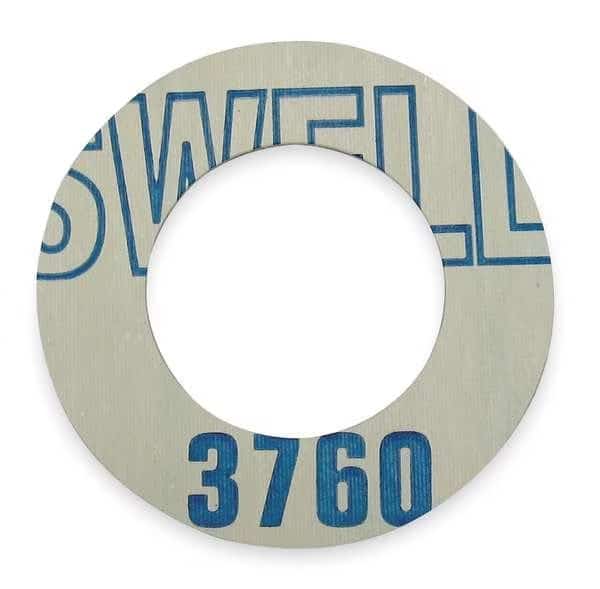 Gasket, Ring, 6 In, Synthetic Fiber, Blue