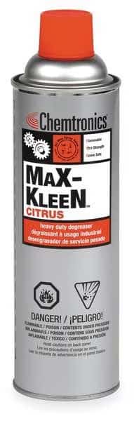 Degreaser, 15 Oz Aerosol Can, Liquid, Clear Colorless, Chemtronics, Mfr#: ES2289