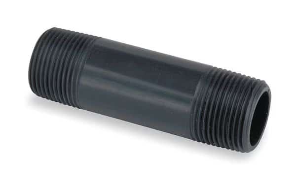 2-1/2" MNPT x 4" TBE CPVC Pipe Nipple Sch 80
