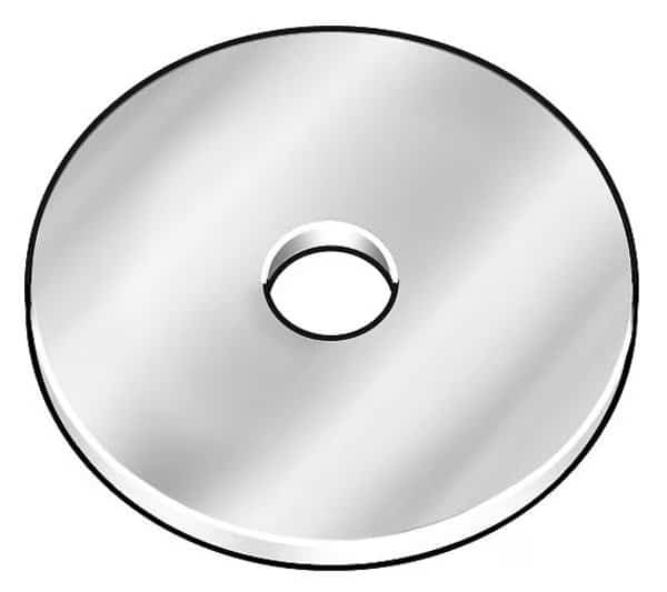 Thick Fender Washer, Fits Bolt Size 5/8", 18-8 Stainless Steel, Not Graded, Plain Finish