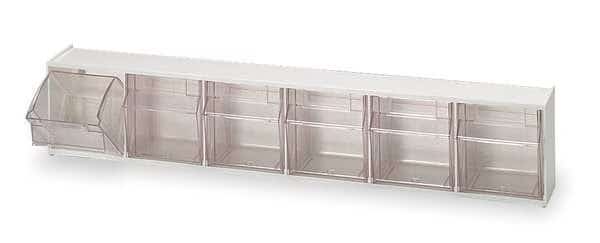 Tip-Out Bin,Ivory,Unfinished,4 1/2 in, Mfr#: QTB306IV, QUANTUM STORAGE SYSTEMS