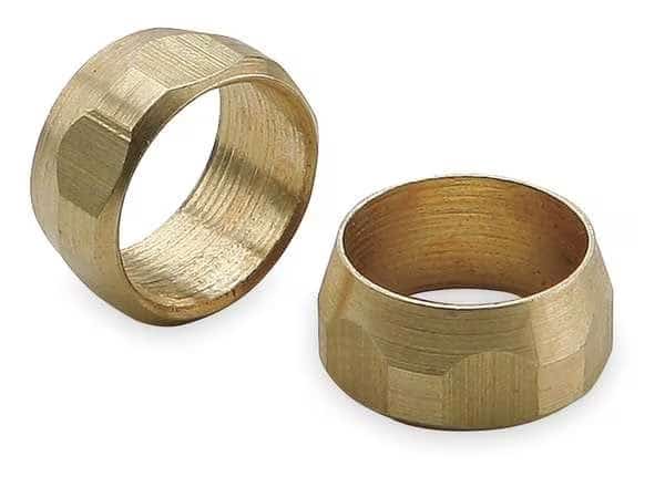 1/2" Compression Brass Sleeve 10PK