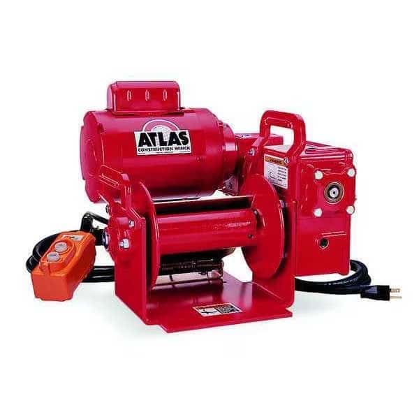 Electric Winch, 1-1/3HP, 115VAC