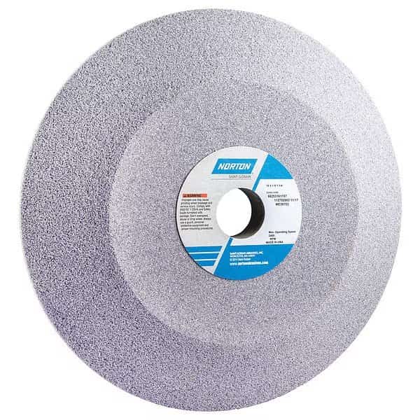 Dish Grinding Wheel, 10x1x1-1/4 In, AO, 54G