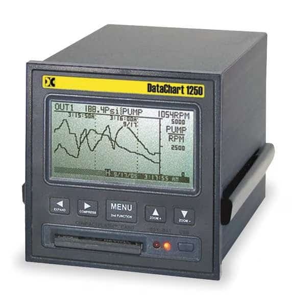 Paperless Recorder, Power 100 To 240 VAC, Mfr#: DC1250-U00, MONARCH