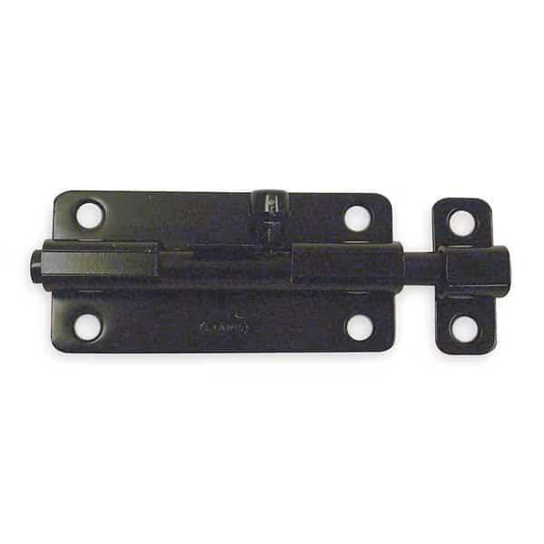 Slide Barrel Bolt,Black,4 In, Mfr#: 1WAA2, EnjoyTool select