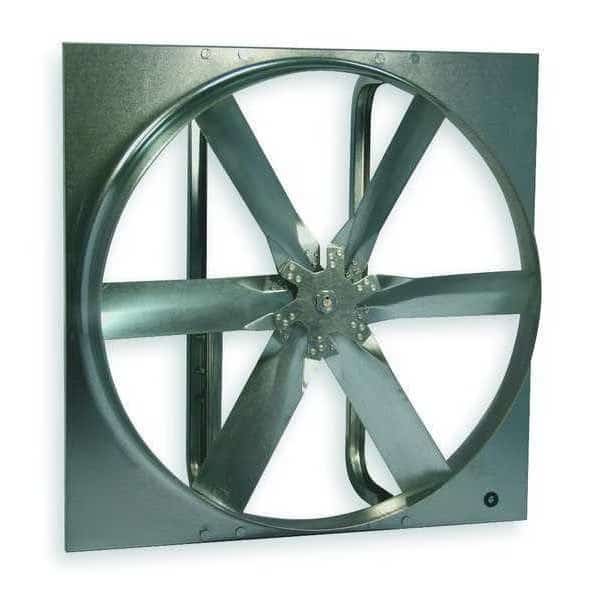 Standard Duty Exhaust Fan with Motor and Drive Package, 20 in Blade Dia, 115/208-230V AC, 1/3 hp, DAYTON, Mfr# 7AD22