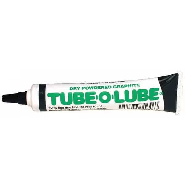 Dry Film Lubricant, 0.21 oz., Tube, Graphite, Black