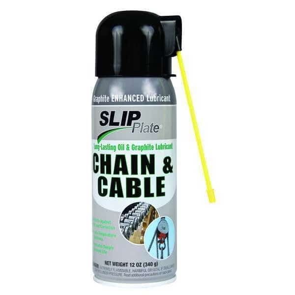 ChainWireRope Lube,12 oz.,Aerosol, Mfr#: CHAINCABLE-6CS, SLIP PLATE