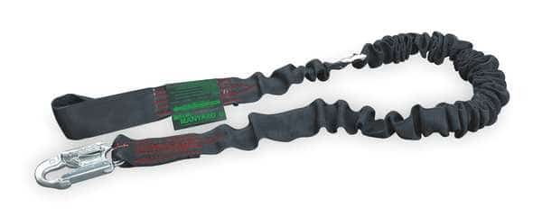 Arc Flash Rated Shock Absorbing Lanyard, 6 ft., Black