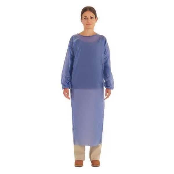 Cleanroom Apron, Blue, Small