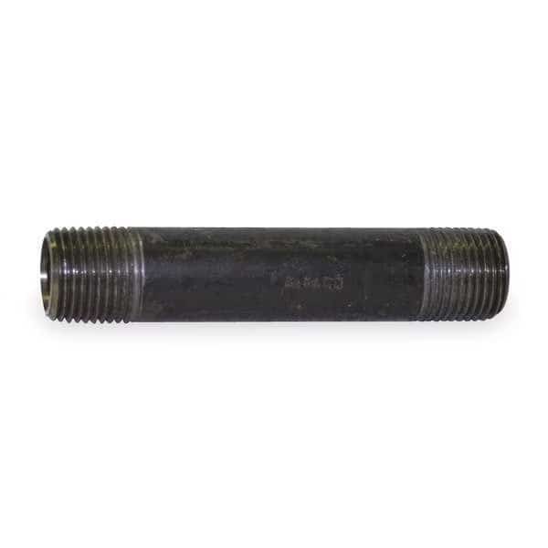 1" x 11" Black Pipe Nipple Sch 80