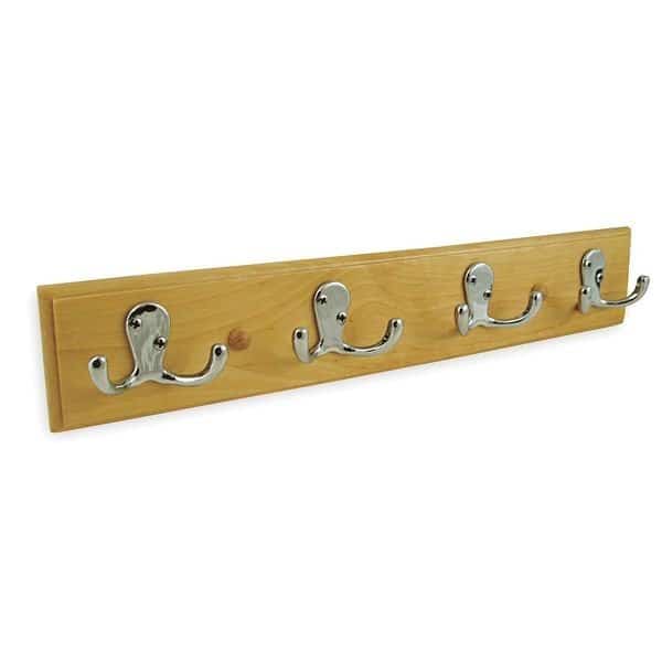 Coat and Garment Rack, 4 Hook, Chrome, EnjoyTool select, Mfr# 1XNJ2