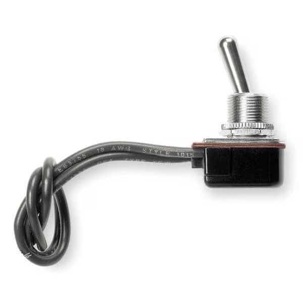 Toggle Switch, SPST, 2 Connections, On/Off, 3A at 250V AC, 6A at 125V AC