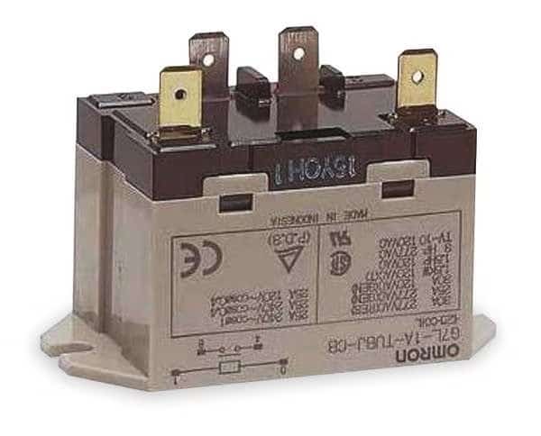 Enclosed Power Relay, Surface (Top Flange) Mounted, SPST-NO, 12V DC, 4 Pins, 1 Poles