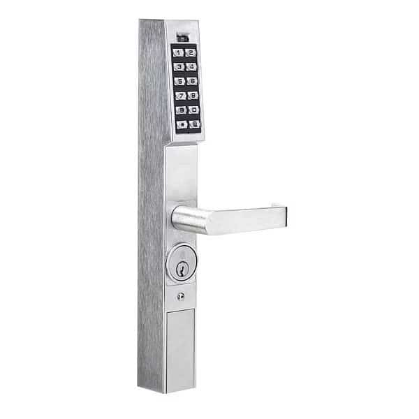 Electronic Lock, Satin Chrome, 12 Button