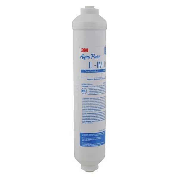 Inline Filter, Ice Maker, 10-5/16x2-1/8In, 3M AQUA-PURE, Mfr# 5617202