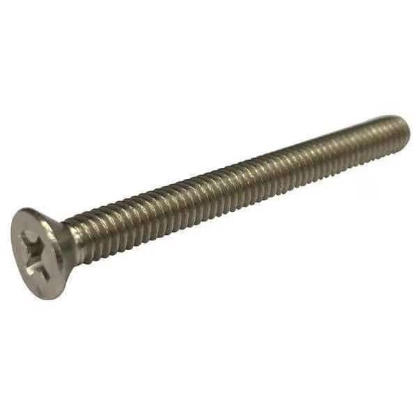 #10-32 x 1 in Phillips Flat Machine Screw, Plain 18-8 Stainless Steel, 100 PK, EnjoyTool select, Mfr# 2AB99