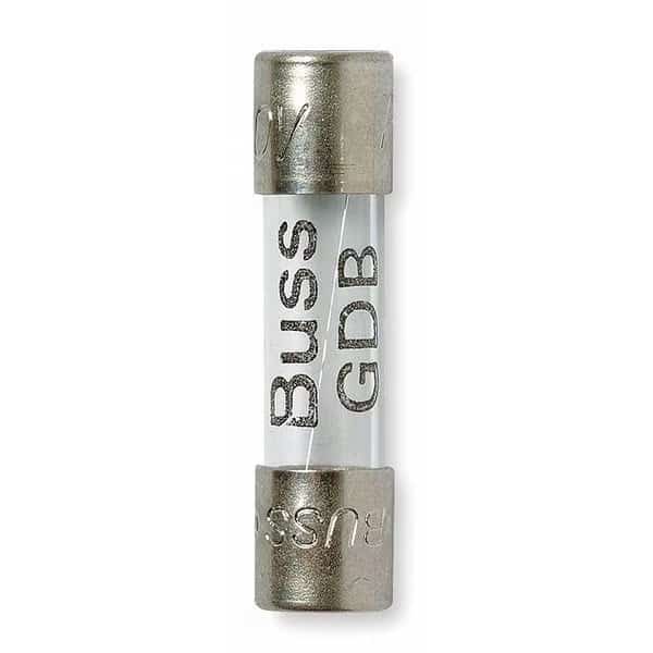 Fuse, Fast Acting, 2A, GDB Series, 250V AC, Not Rated, 20mm L x 5mm dia, EATON BUSSMANN, Mfr# GDB-2A