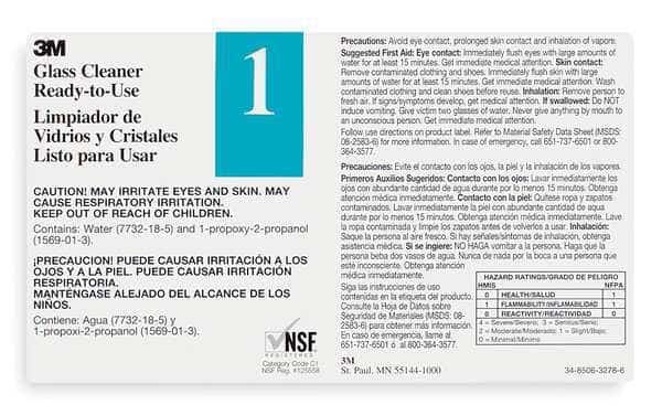 Secondary Label, Black, Blue/White, PK12