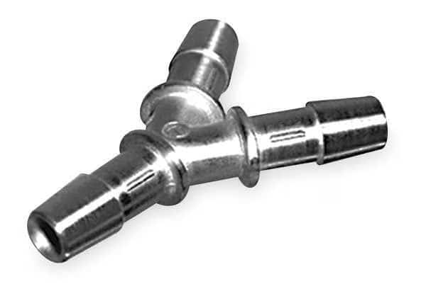 5/32" Barbed SS Wye Connector Sch 10