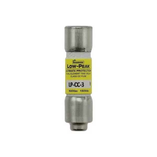 CC Class, Time-Delay, 3A, 600V AC, Non-Indicating