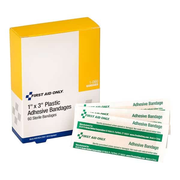 Bandage, Beige, Plastic, 60PK