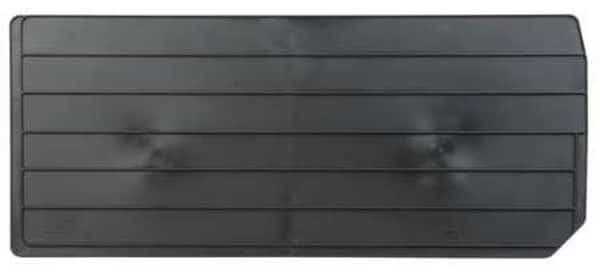 Plastic Divider, Black, 25 3/4 in L, 11 in H