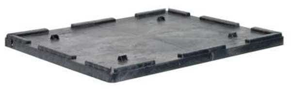 Black Plastic Bulk Container Lid