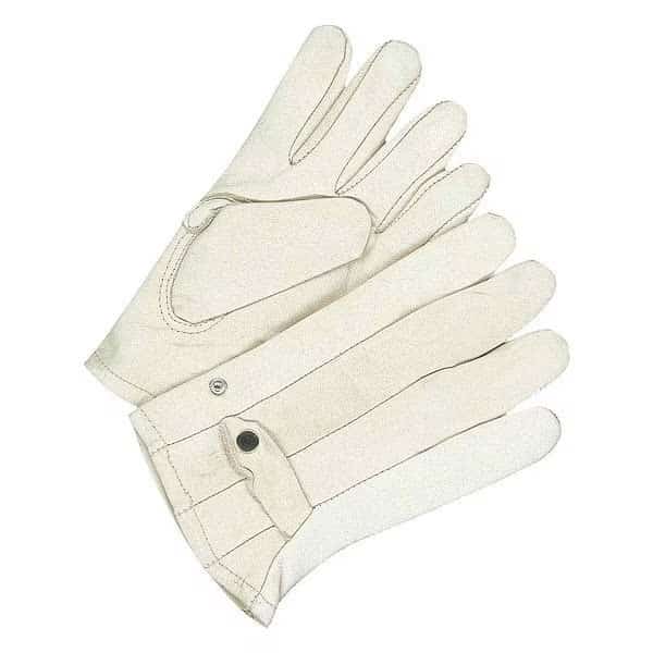 Leather Drivers Gloves, Spandex Cuff, Keystone Thumb, 2XL, 1 PR