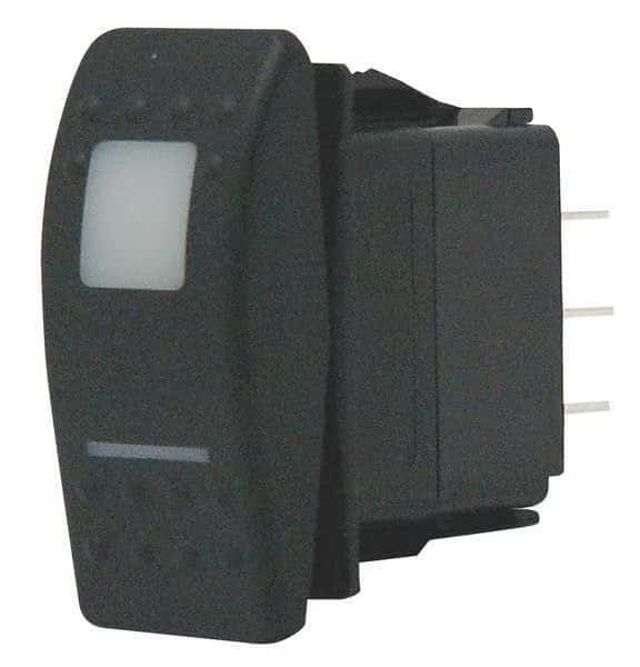 Lighted Rocker Switch, DPDT, 7 Connections