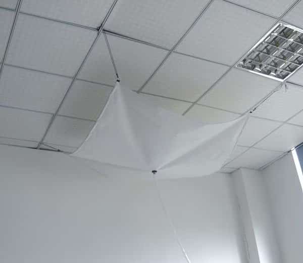 Roof Leak Diverter, 7 x 7 ft, Lmntd Poly